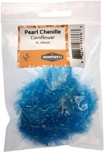 Pearl Chenille 20mm XL Cornflower