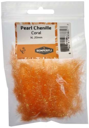 Pearl Chenille 20mm XL Coral