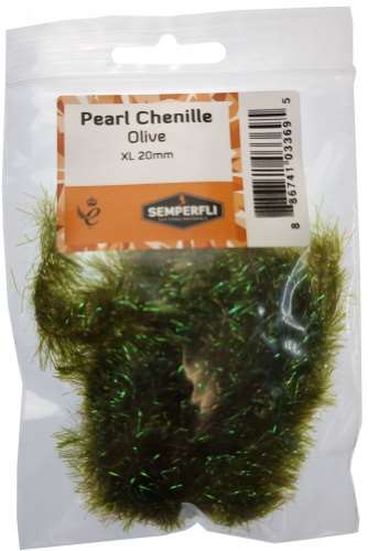 Pearl Chenille 20mm XL Olive