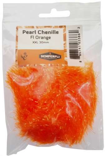 Pearl Chenille 30mm XXL Fl Orange