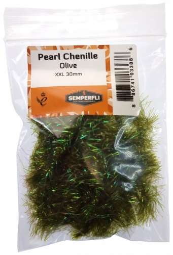 Pearl Chenille 30mm XXL Olive