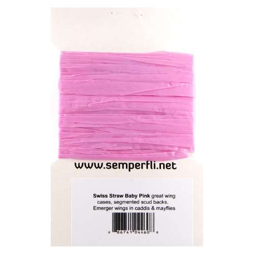 Swiss Straw Synthetic Raffia Baby Pink