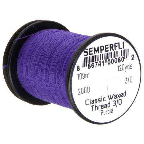 Classic Waxed Thread 3/0 120 Yards Purple