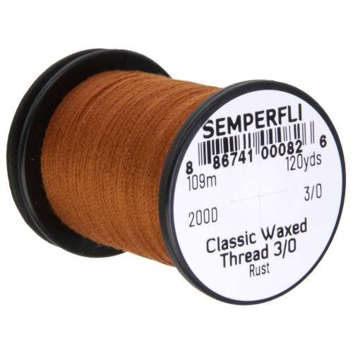 Classic Waxed Thread 3/0 120 Yards Rust