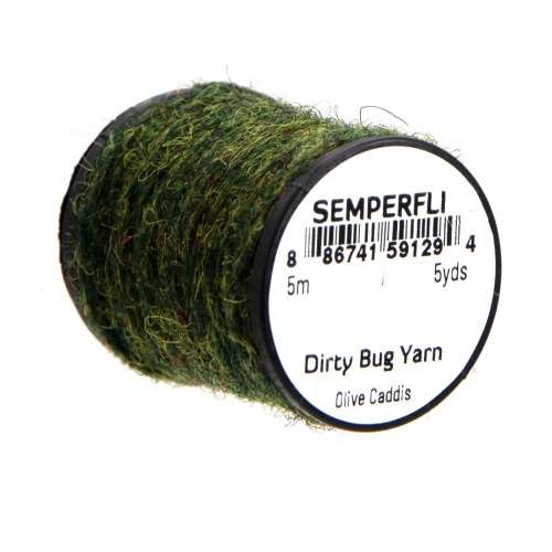 Dirty Bug Yarn Olive Caddis