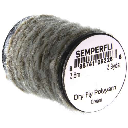 Dry Fly Polyyarn Cream