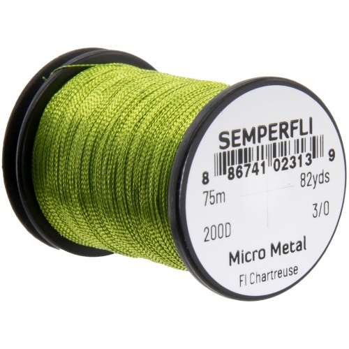 Micro Metal Hybrid Thread, Tinsel & Wire Fl. Chartreuse