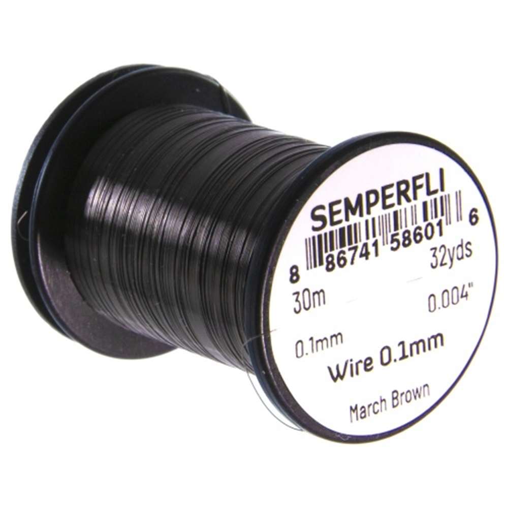 Semperfli Non Tarnishing Fly Tying Wire 0.1mm