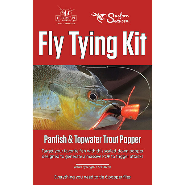 FLY TYING KIT – PANFISH &amp; TOPWATER TROUT POPPER