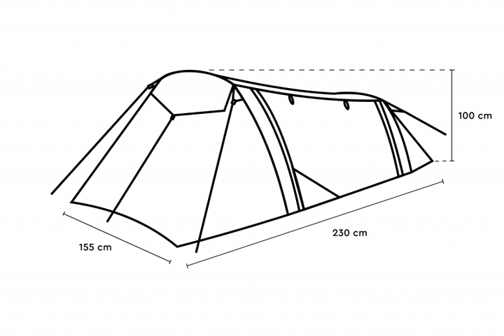 SURANGA 2 person tunnel tent